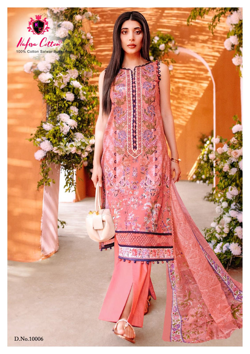 Nafisa Cotton Monsoon Cotton Collection Vol 10 Pure Cotton Pakistani Print Suits