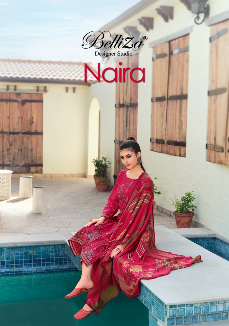 Belliza Designer Studio Naira  Cotton Digital Printed Salwar Suits