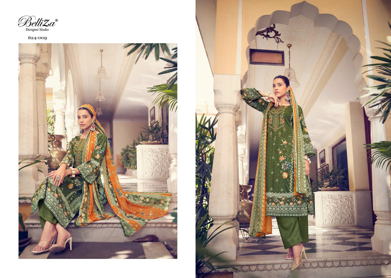 Belliza Designer Studio Naira Vol 19 Cotton Digital Printed Exclusive Heavy Suit