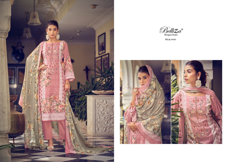 Belliza Designer Studio Naira Vol 19 Cotton Digital Printed Exclusive Heavy Suit