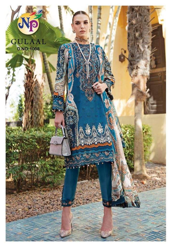 Nand Gopal Gulaal Cotton Karachi Style Print Salwar Kameez