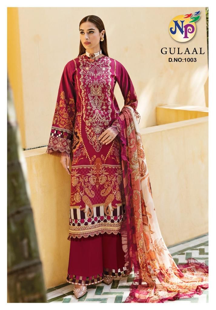 Nand Gopal Gulaal Cotton Karachi Style Print Salwar Kameez