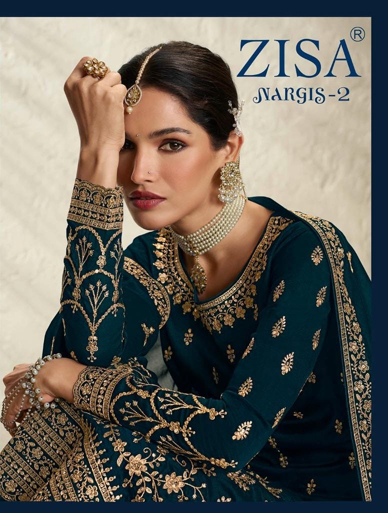Zisa Nargis Vol 2 Silk Georgette With Heavy Embroidery Designer Suits