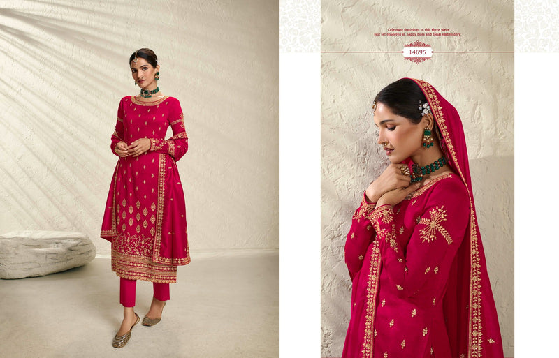 Zisa Nargis Vol 2 Silk Georgette With Heavy Embroidery Designer Suits
