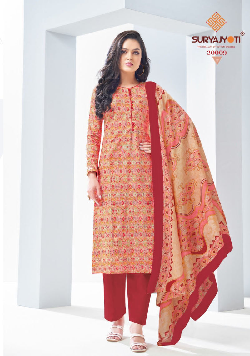 Suryajyoti Nargis Cotton Vol 20 Cotton Printed Regular Wear Salwar Suits