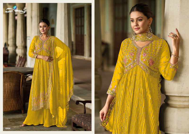 Your Choice Nasha Georgette With Heavy Embroidery Designer Suit Collection