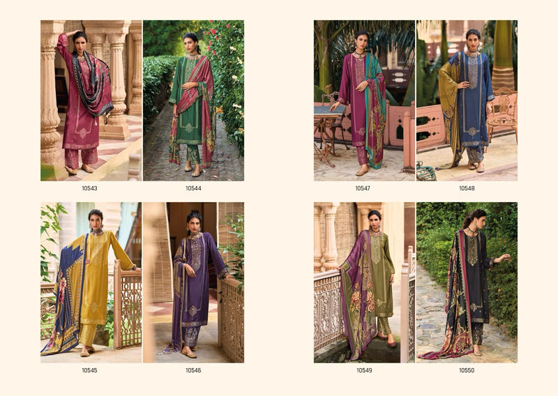Ibiza Naya Dor Pashmina Jacquard Heavy Designer Traditional Suits