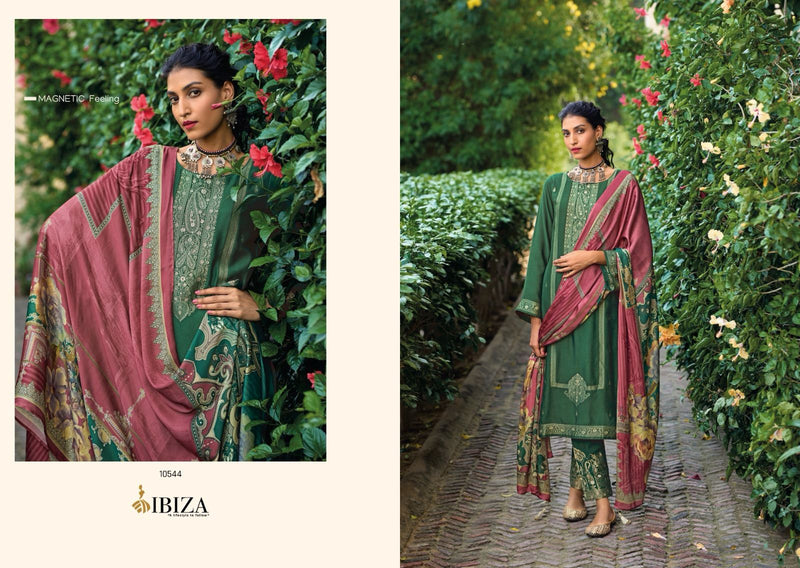 Ibiza Naya Dor Pashmina Jacquard Heavy Designer Traditional Suits