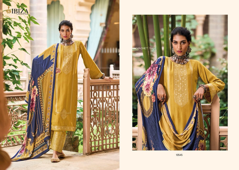 Ibiza Naya Dor Pashmina Jacquard Heavy Designer Traditional Suits