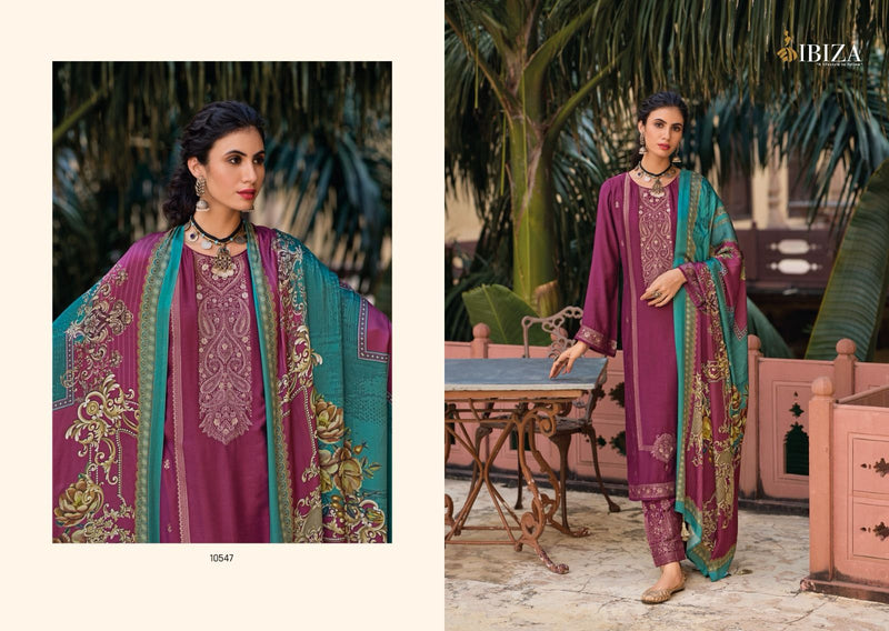 Ibiza Naya Dor Pashmina Jacquard Heavy Designer Traditional Suits