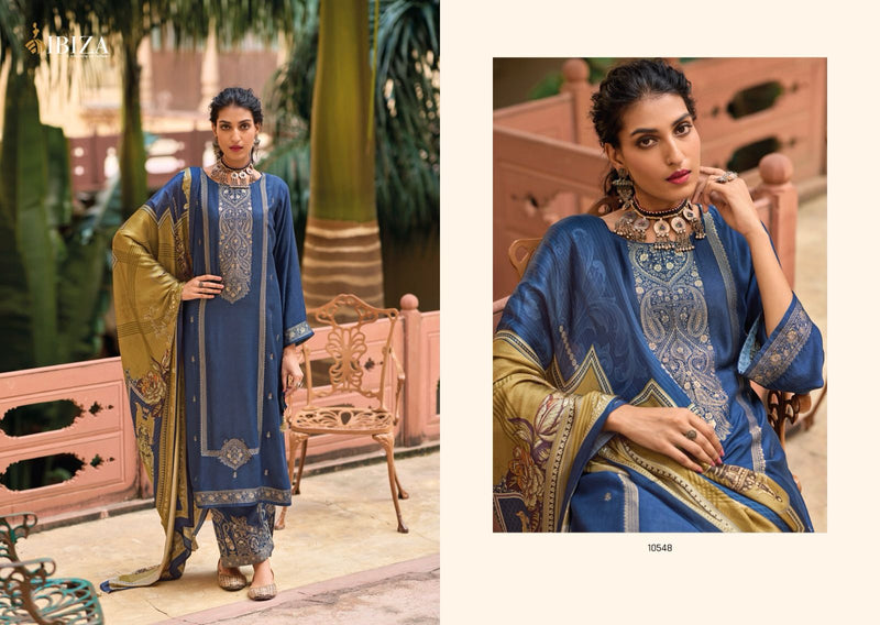 Ibiza Naya Dor Pashmina Jacquard Heavy Designer Traditional Suits