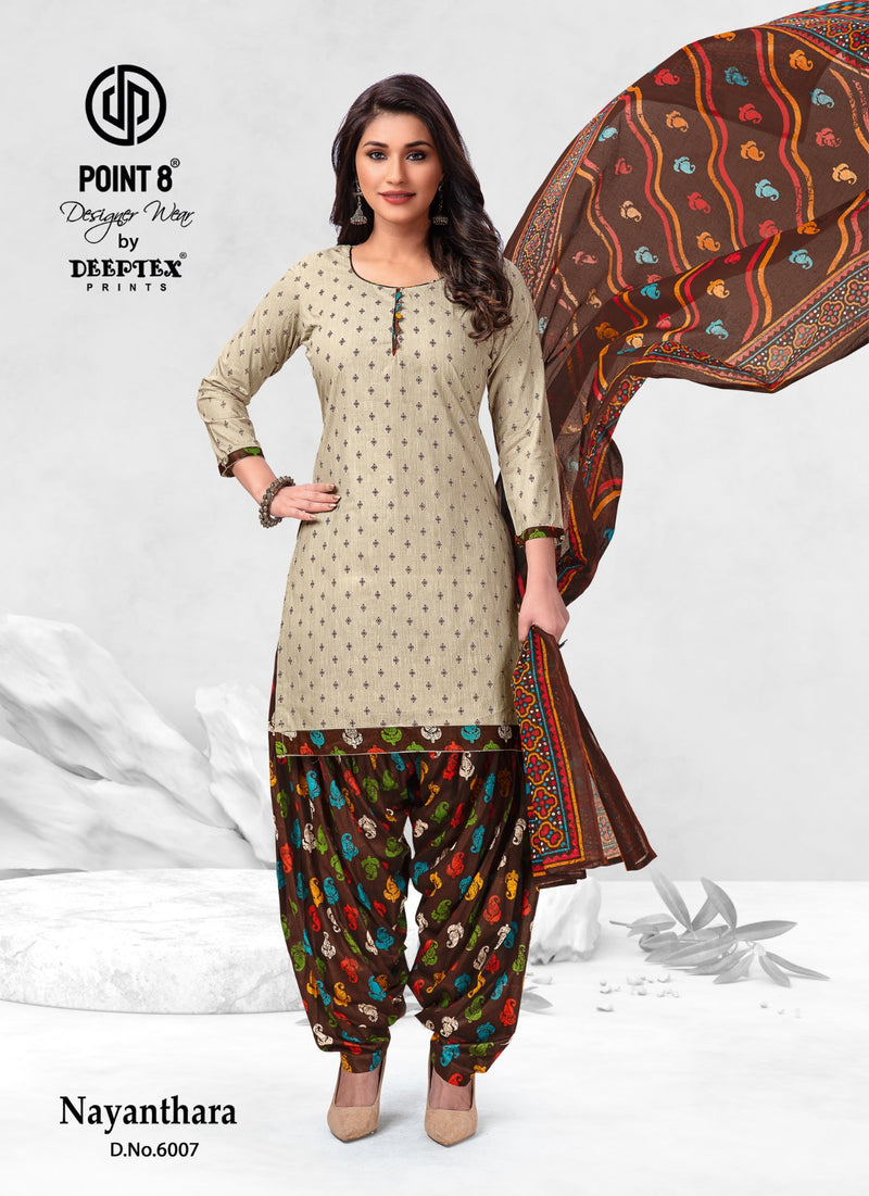 Deeptex Prints Nayanthara Vol 6 Cotton Printed Ready Made Patiyala Suits