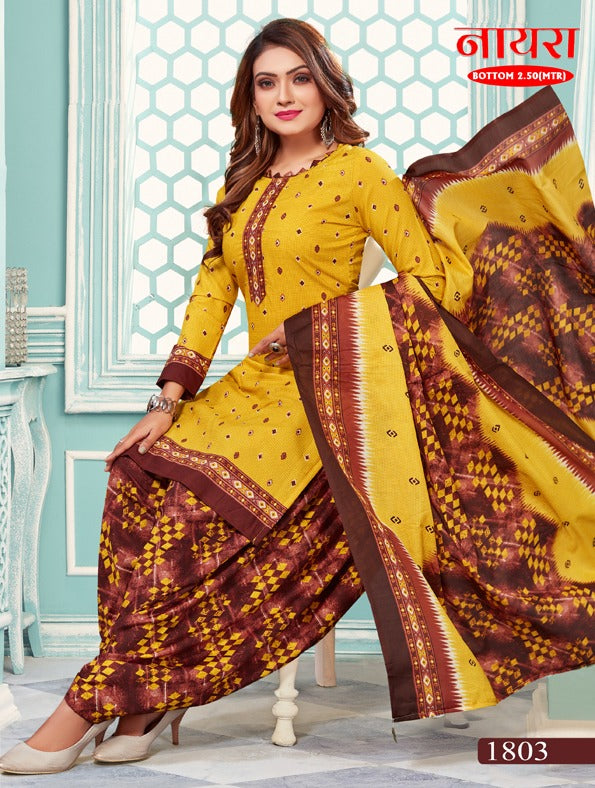 Vandana Creation Nayra Vol 18 Cotton Printed Patiyala Suits