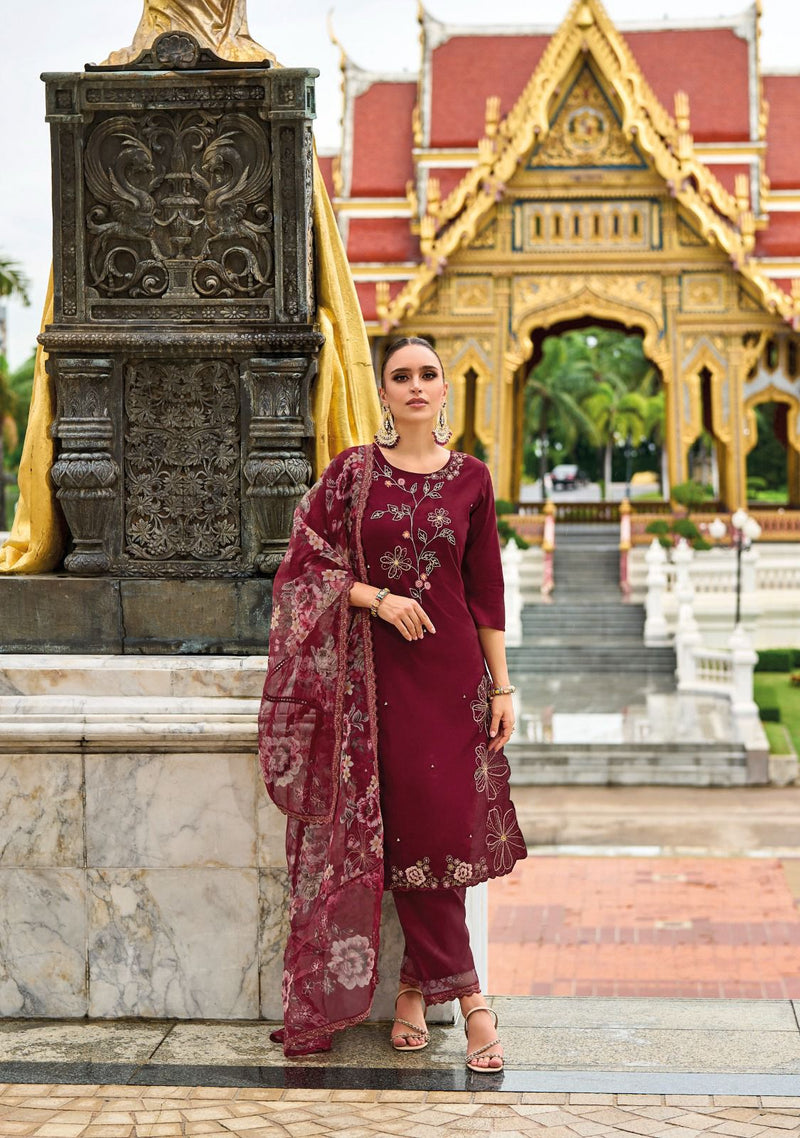 Kailee Fashion Nazakat Vol 3 Viscose Beautiful Kurti With Bottom Collection
