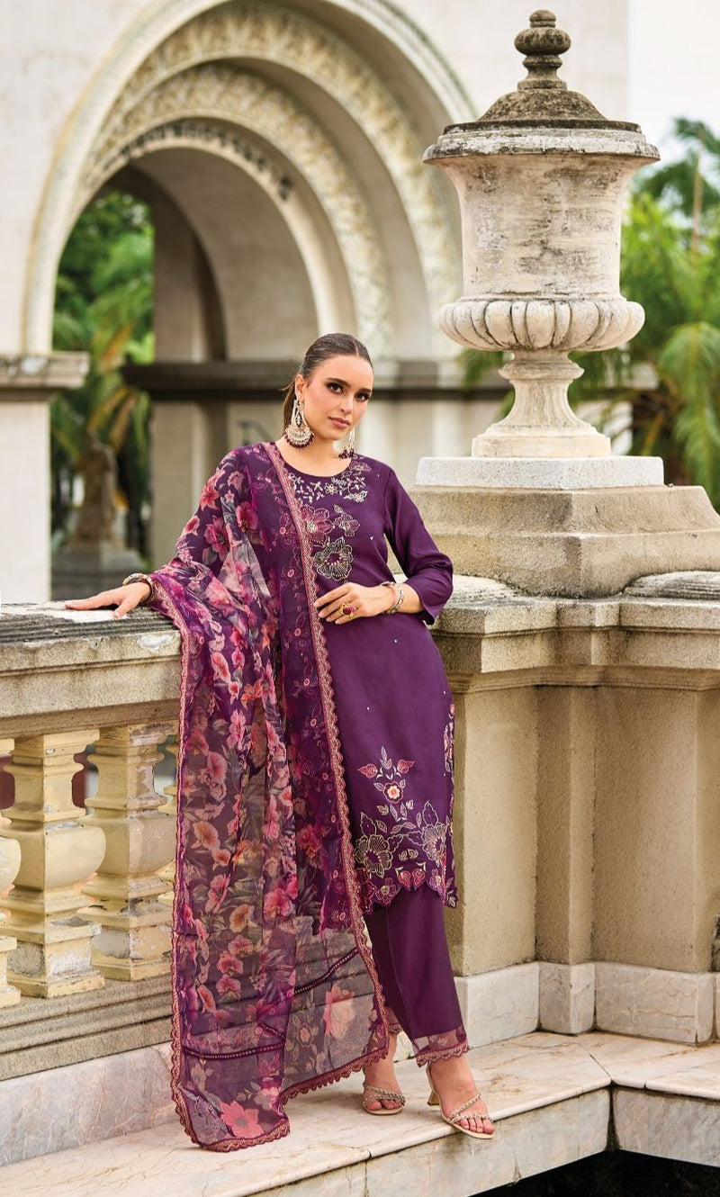 Kailee Fashion Nazakat Vol 3 Viscose Beautiful Kurti With Bottom Collection
