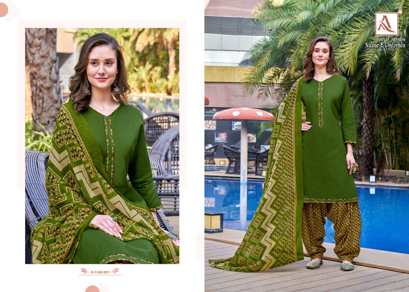 Alok Suits Nazar E Patiyala Rayon Fancy Designer Tie Pattern Suits