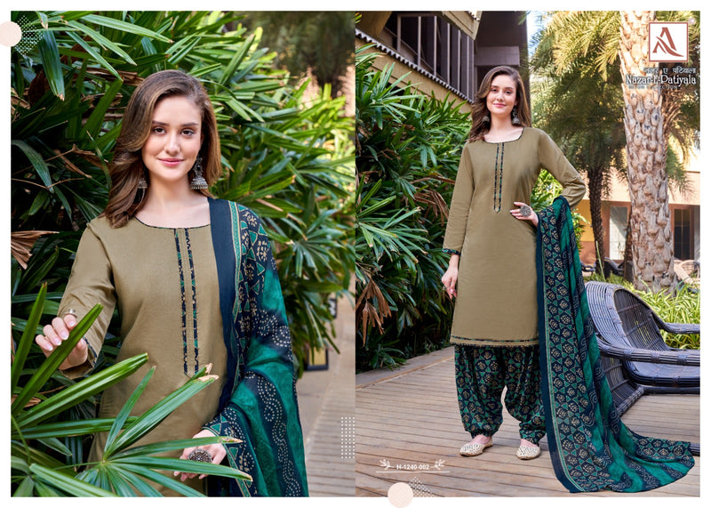 Alok Suits Nazar E Patiyala Rayon Fancy Designer Tie Pattern Suits
