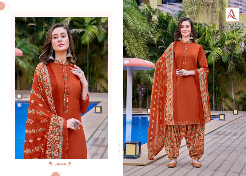 Alok Suits Nazar E Patiyala Rayon Fancy Designer Tie Pattern Suits