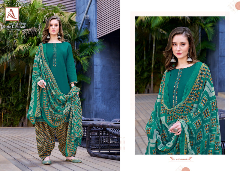 Alok Suits Nazar E Patiyala Rayon Fancy Designer Tie Pattern Suits