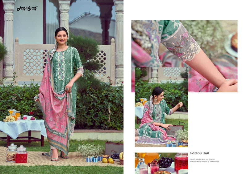 Jay Vijay New And Now Vol 9 Moga Silk With Print And Embroidery Designer Suits