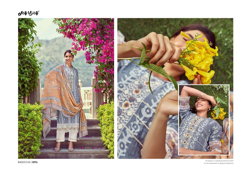 Jay Vijay New And Now Vol 9 Moga Silk With Print And Embroidery Designer Suits