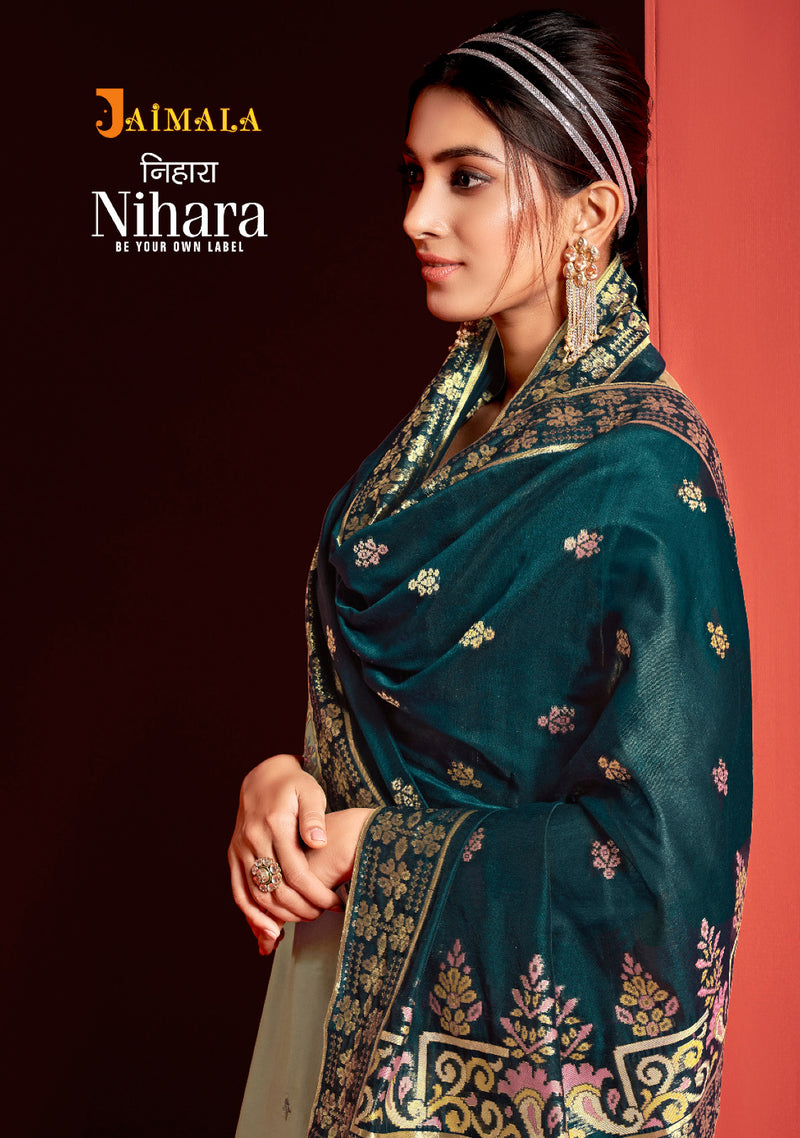 Alok Suits Jaimala Nihara Viscose Embroidery Work Salwar Suits Collection