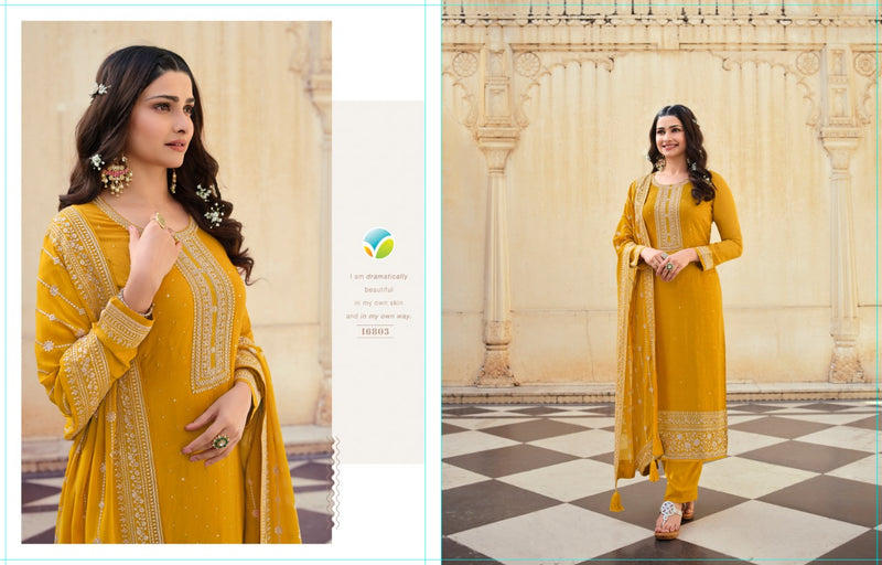 Vinay Fashion Kaseesh Nilofar Dola Jacquard Embroidered Heavy Suits