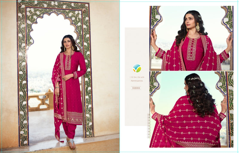 Vinay Fashion Kaseesh Nilofar Dola Jacquard Embroidered Heavy Suits