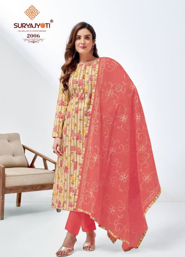 Suryajyoti Nisha Vol 2 Cambric Cotton Foil & Khadi Print Fancy Salwar Suits