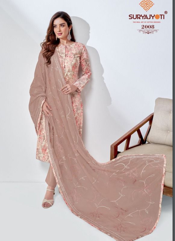 Suryajyoti Nisha Vol 2 Cambric Cotton Foil & Khadi Print Fancy Salwar Suits