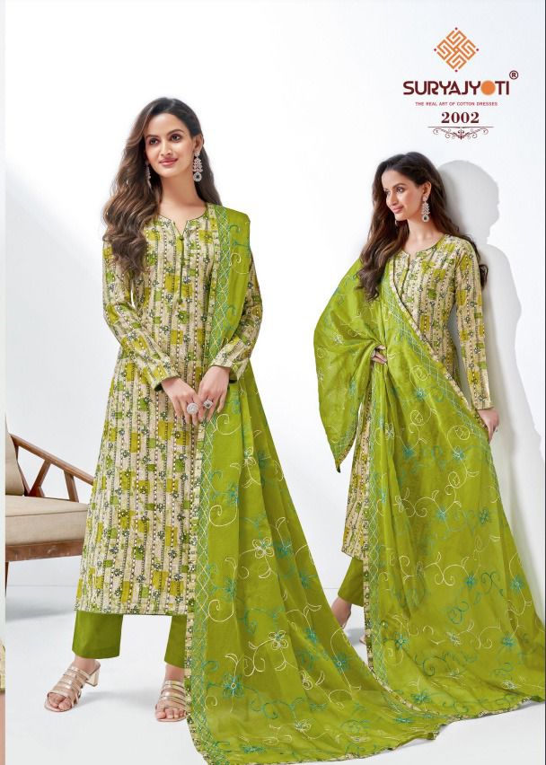 Suryajyoti Nisha Vol 2 Cambric Cotton Foil & Khadi Print Fancy Salwar Suits