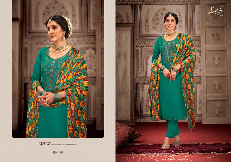 Levisha Nivisha Vol 6 Rayon With Embroidery Salwar Suits