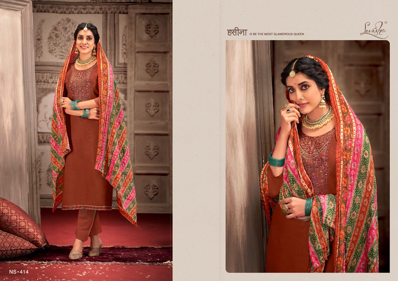 Levisha Nivisha Vol 6 Rayon With Embroidery Salwar Suits