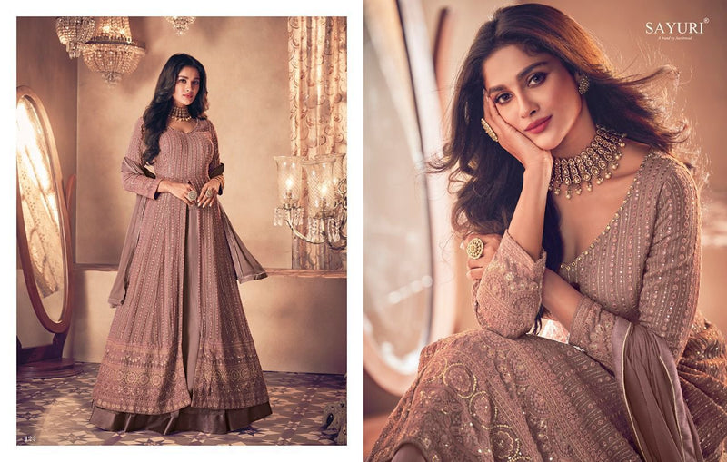 Sayuri Designer Noor Real Georgette With Heavy Elegant Designer Ready Made Suits