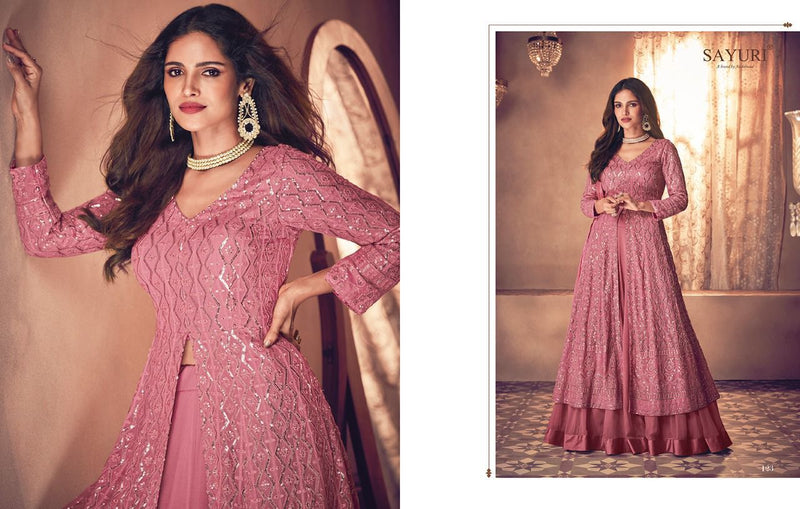 Sayuri Designer Noor Real Georgette With Heavy Elegant Designer Ready Made Suits