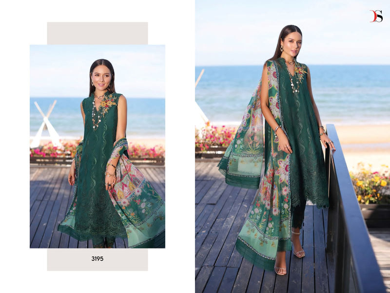 Deepsy Suits Noor Luxury Chikankari Lawn 23 Cambric Cotton Embroidery Designer Suits