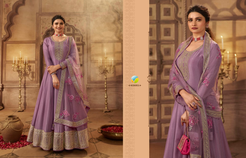 Vinay Fashion Kaseesh Noor Mahal Hitlist Silk Jacquard With Heavy Embroidery Designer Suits