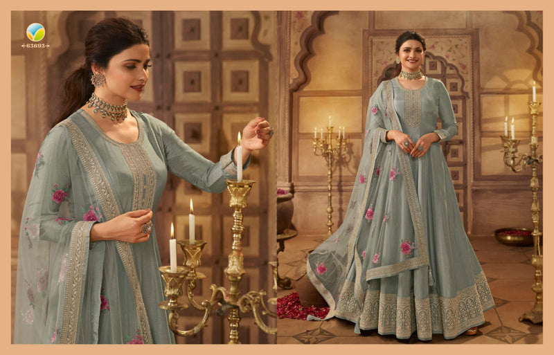 Vinay Fashion Kaseesh Noor Mahal Hitlist Silk Jacquard With Heavy Embroidery Designer Suits