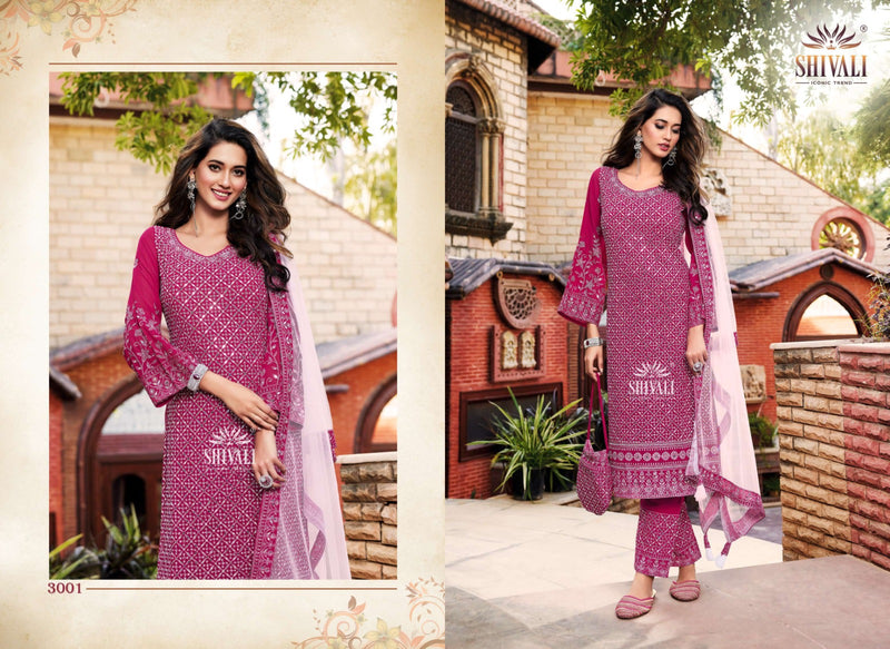Shivali Noor Vol 3 Fancy Straight Cut Beautiful Printed Suits Collection
