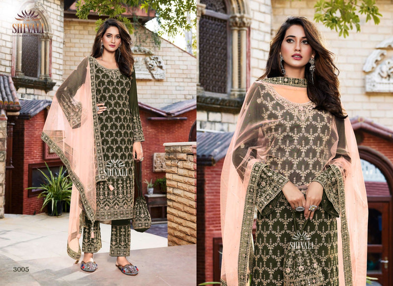 Shivali Noor Vol 3 Fancy Straight Cut Beautiful Printed Suits Collection