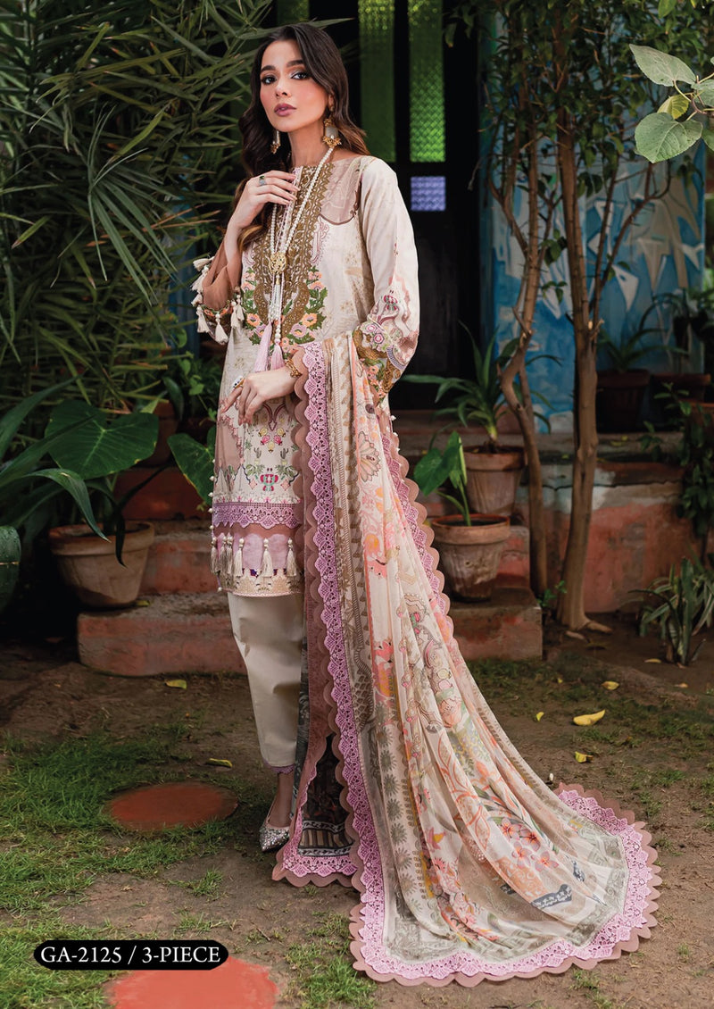 Gull Aahmed Noorain Linen Cotton Digital Karachi Print Salwar Kameez