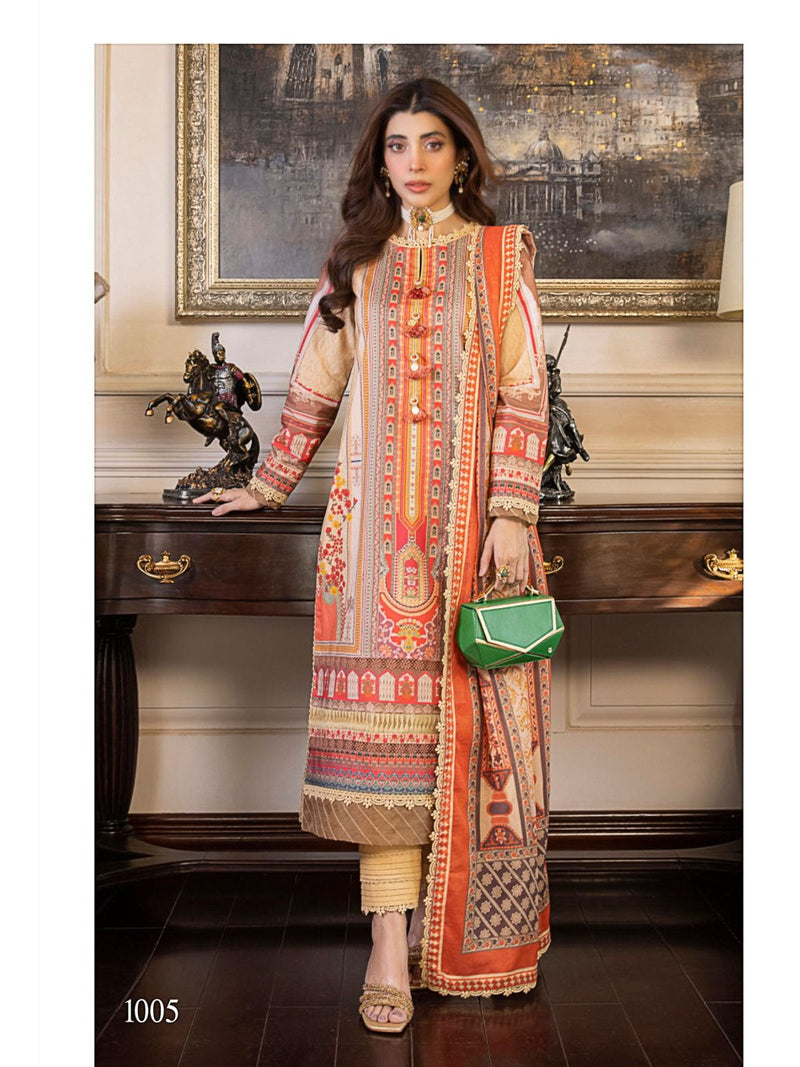Mumtaz Fab Nureh Printed Cambric Cotton Unstitch Salwar Kameez