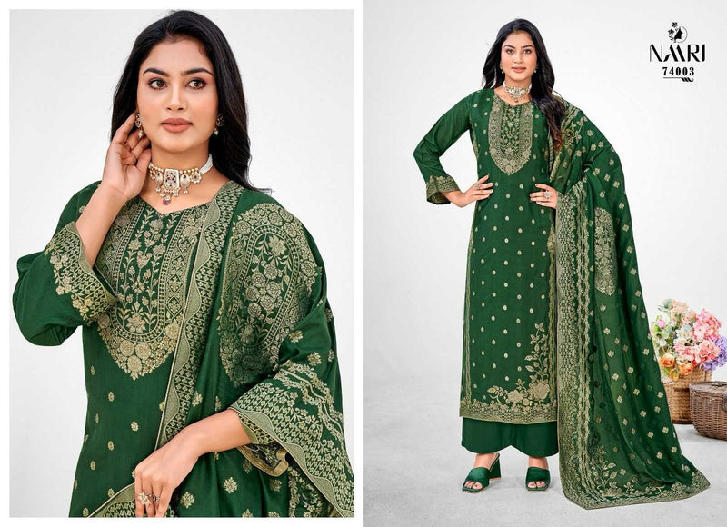 Naari Nakshtra Pure Muslin Dola Siroski Work Partywear Salwar Suit