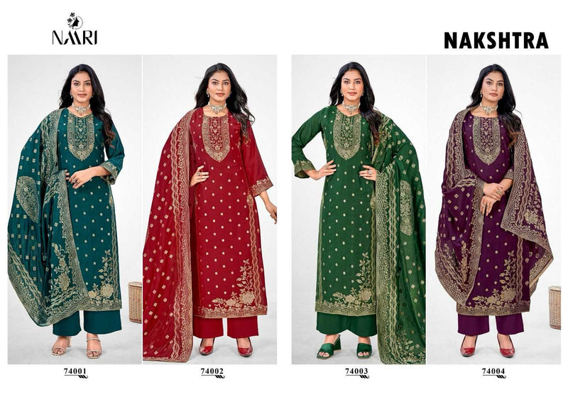 Naari Nakshtra Pure Muslin Dola Siroski Work Partywear Salwar Suit