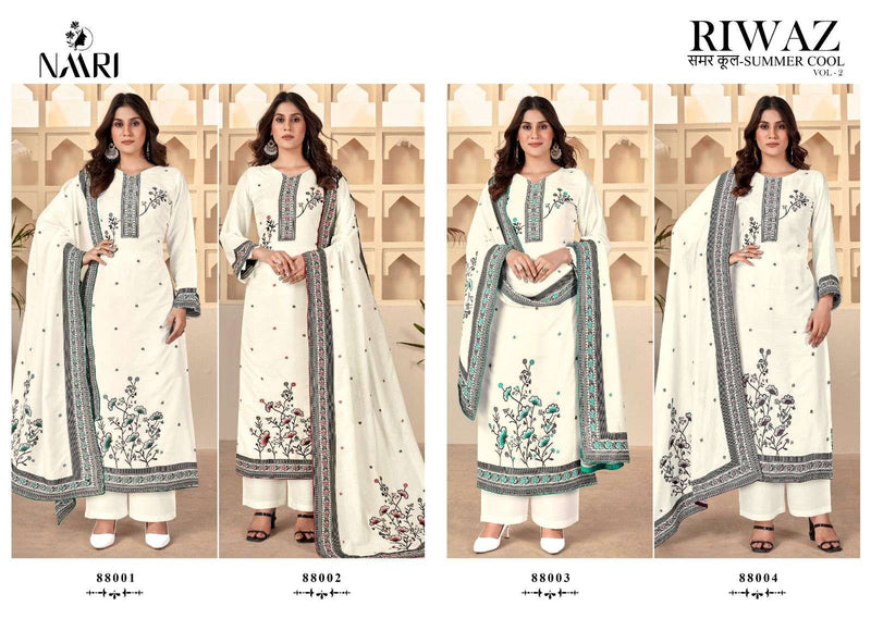 Naari Riwaz Vol 2 Muslin Jacquard Fancy Designer  Party Wear Pakistani Salwar Suit