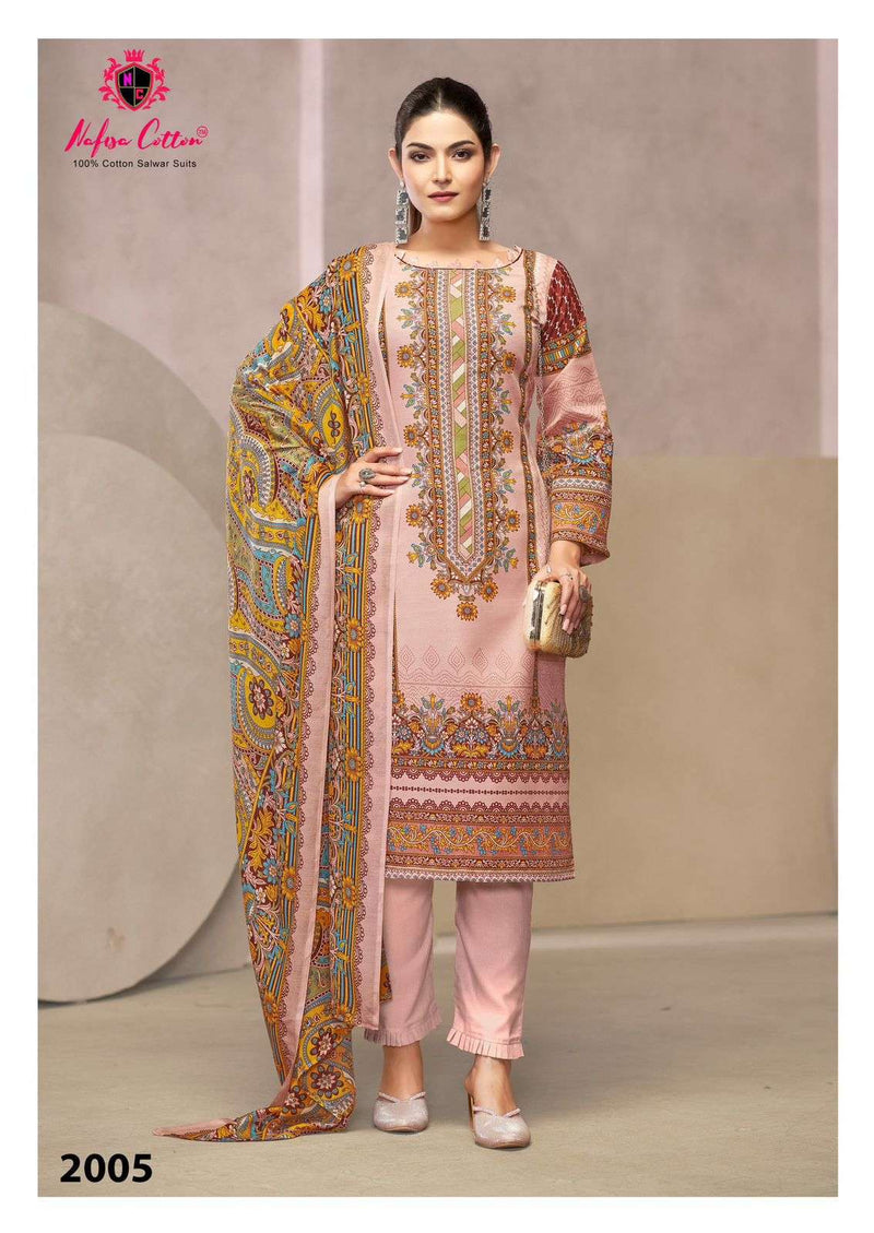 Nafisa Cotton Saniya Karachi Suits Vol 2 Pure Cotton Difital Print Salwar Suit