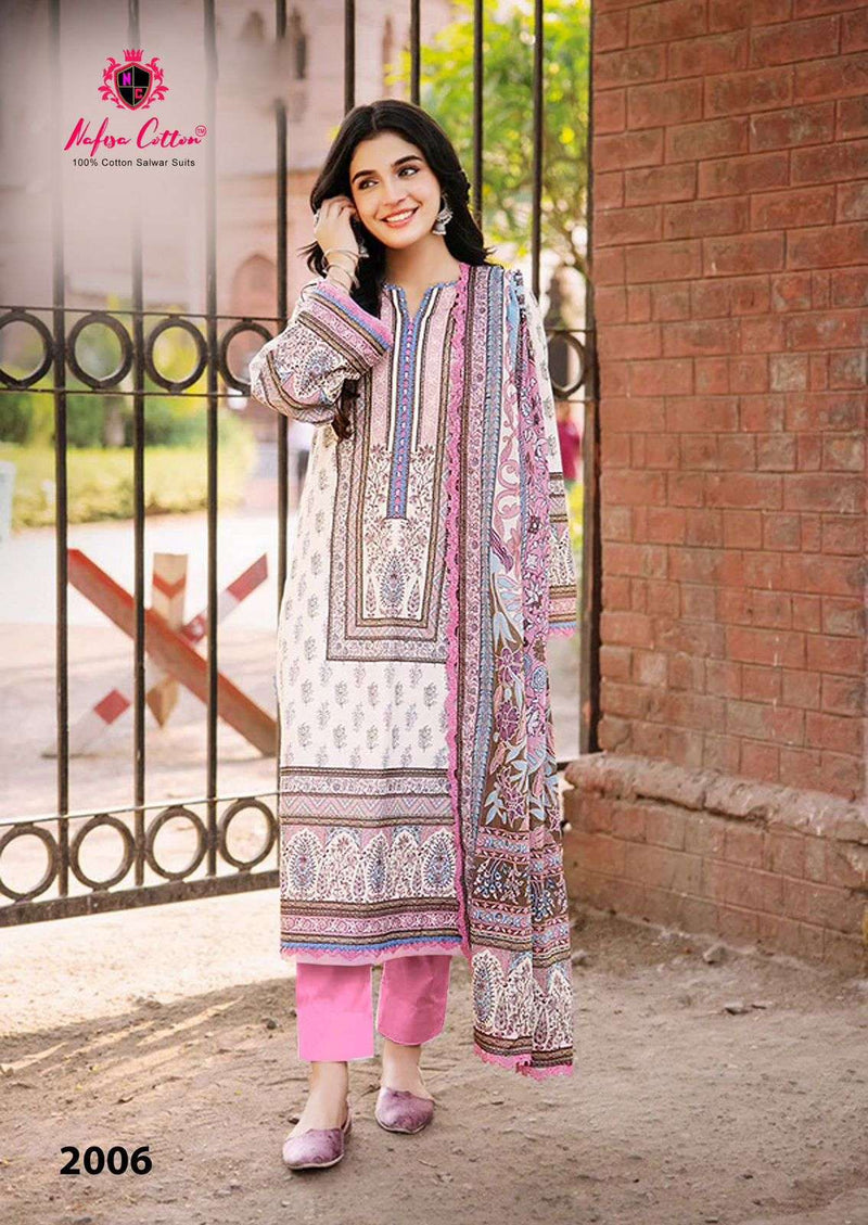 Nafisa Cotton Saniya Karachi Suits Vol 2 Pure Cotton Difital Print Salwar Suit