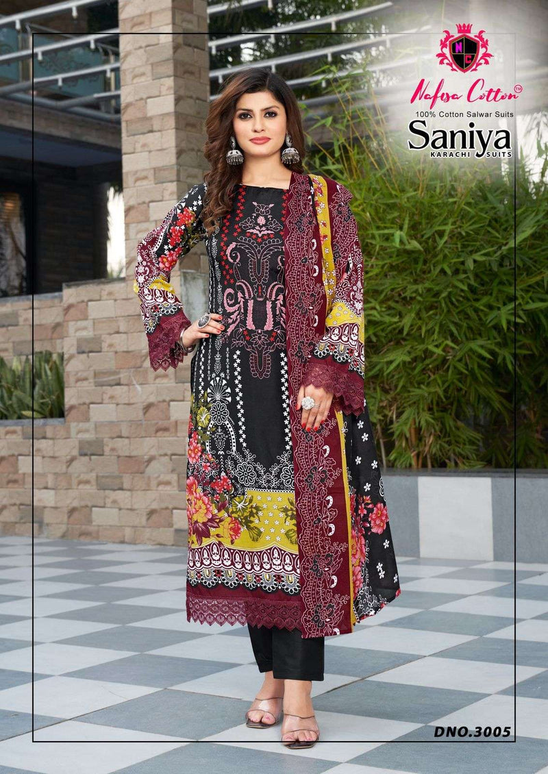 Nafisa Cotton Saniya Karachi Suits Vol 3 Soft Cotton Pakistani Suit