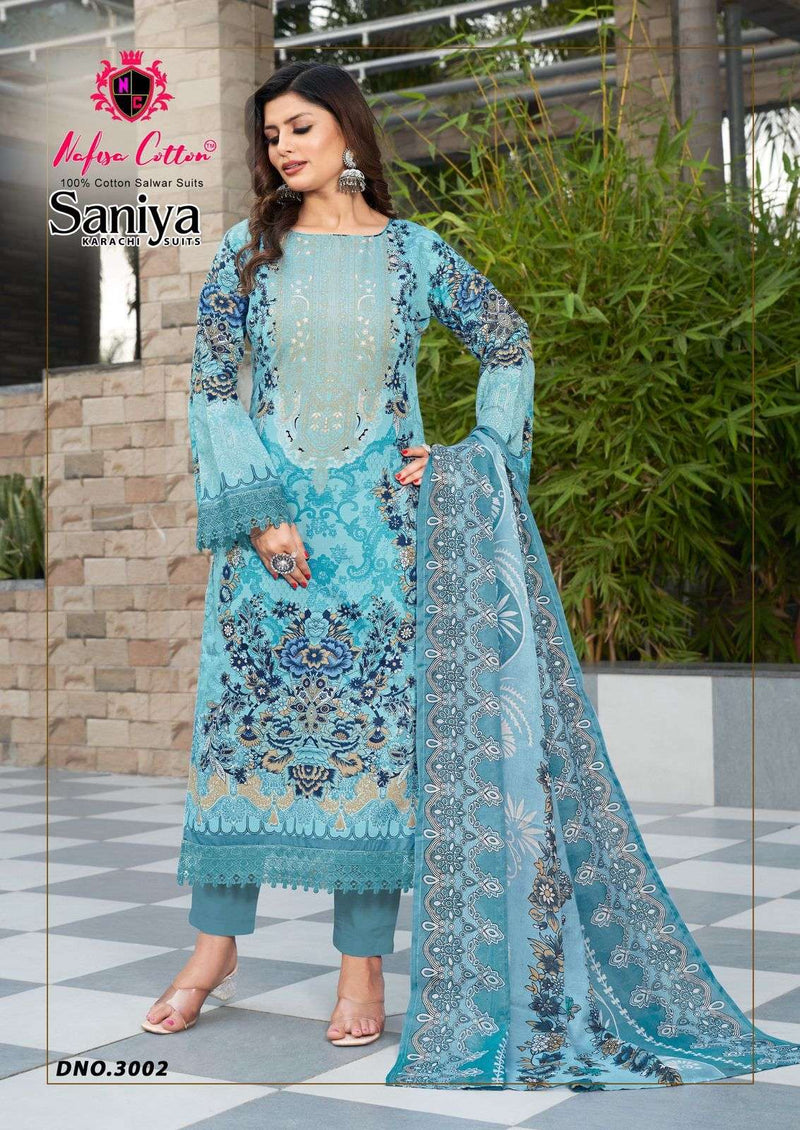 Nafisa Cotton Saniya Karachi Suits Vol 3 Soft Cotton Pakistani Suit