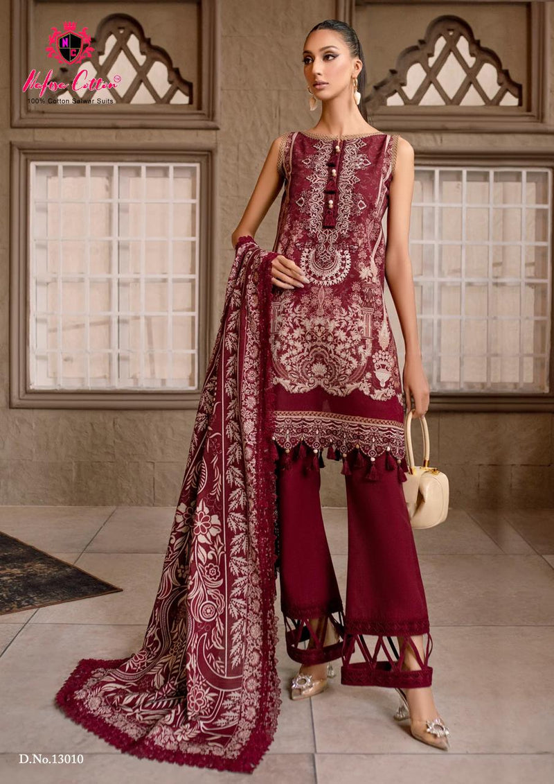 Nafisha Cotton Sahil Vol 10 Pure Cotton Karachi Printed Daily Wear Salwar Suit